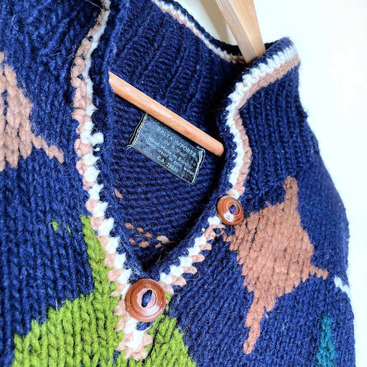balta imports vintage 100% wool pullover - one size
