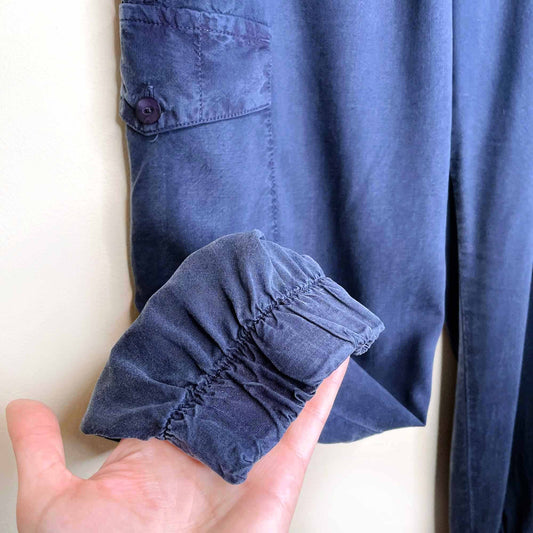 bella dahl flap cargo pocket high rise joggers - size medium