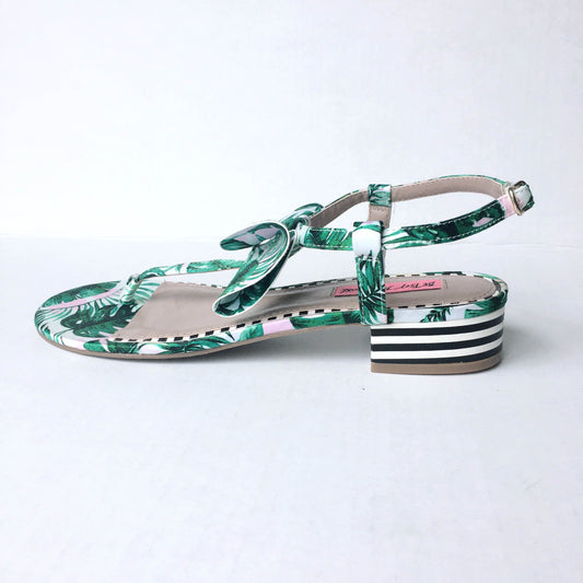 Betsey Johnson tropical Austen sandal - size 9.5