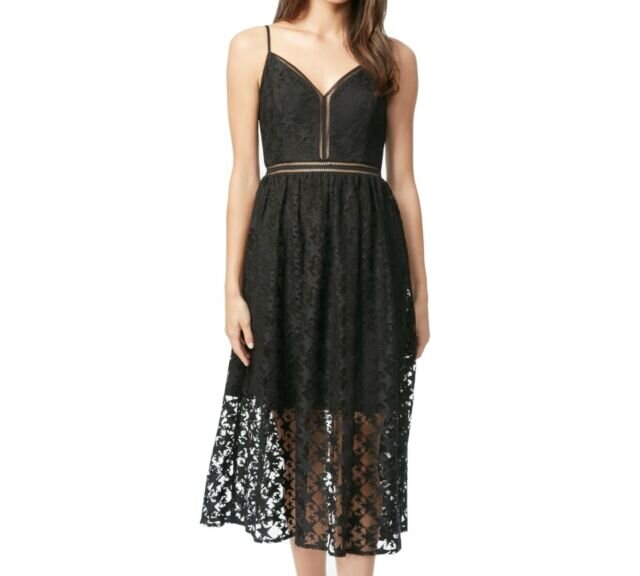 NWT Betsey Johnson Star Lace Midi Dress - size 12