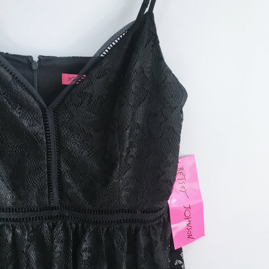 NWT Betsey Johnson Star Lace Midi Dress - size 12