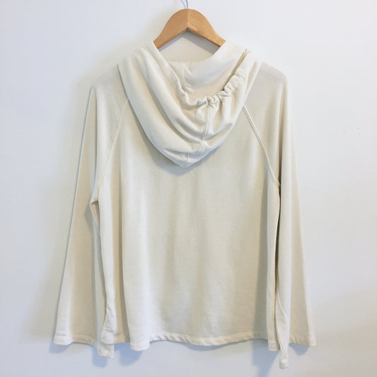 Betsey Johnson Lace Up Hoodie - size Medium