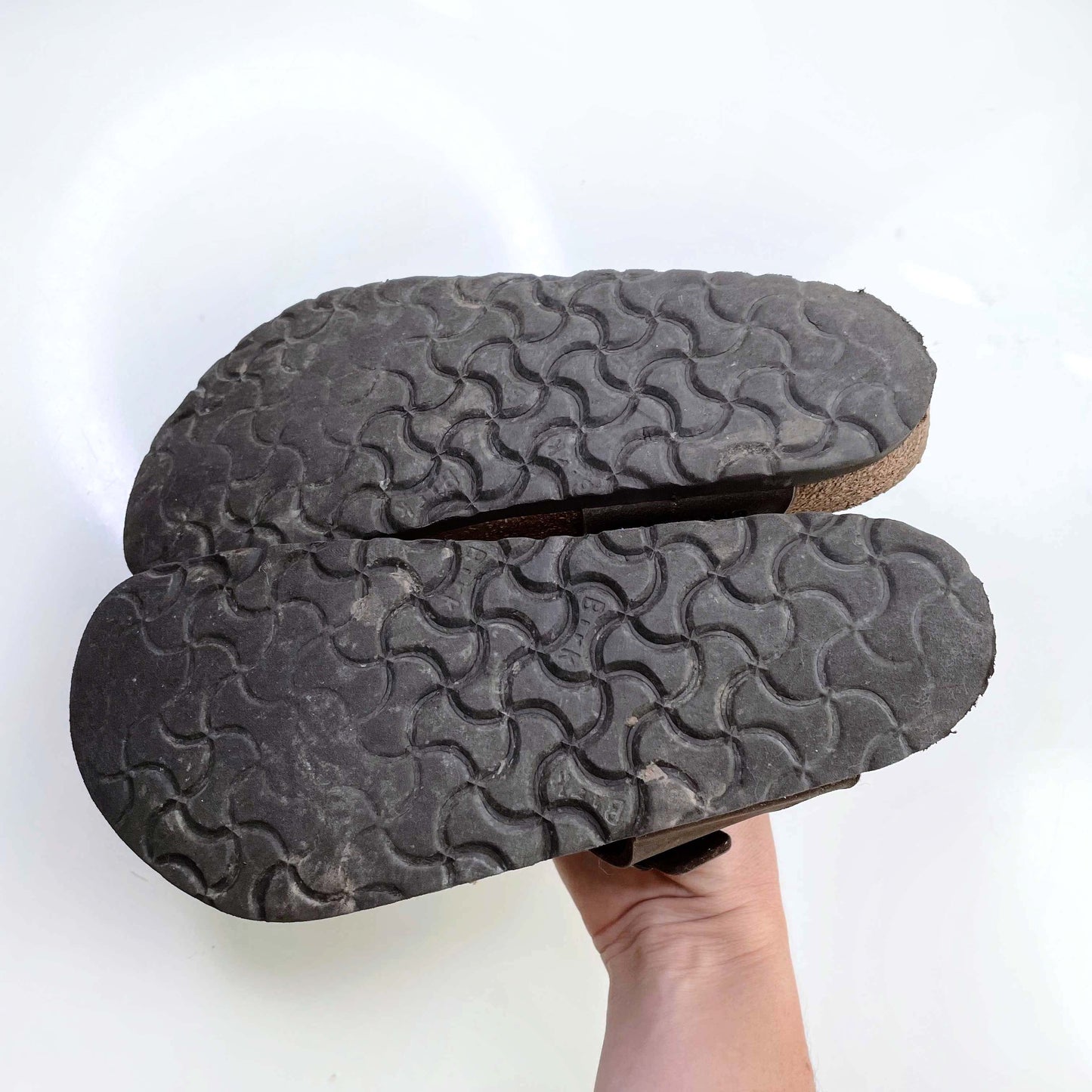 birkenstock brown gizeh birko-floor sandals - size 36