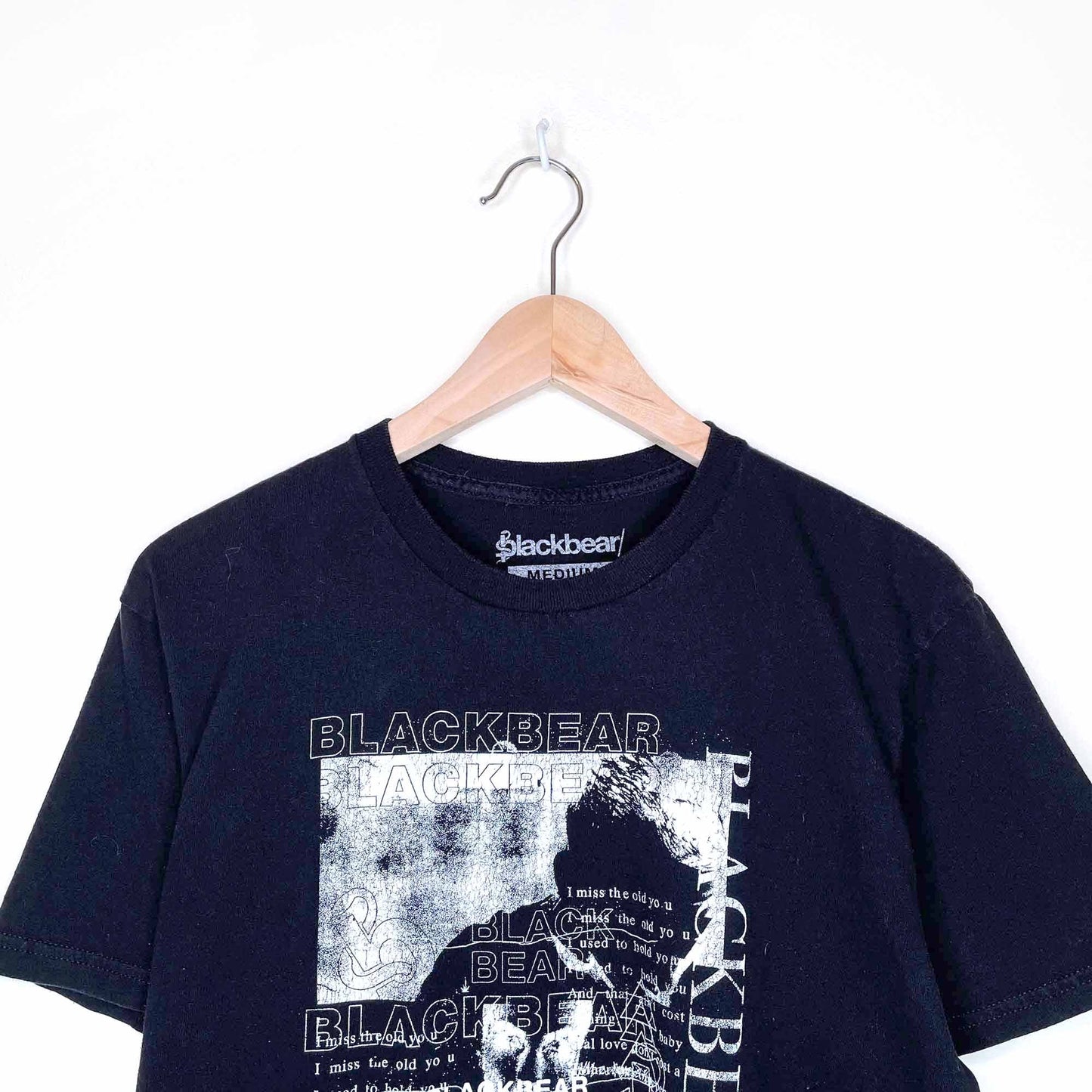 blackbear 'I miss the old you' band tee - size medium