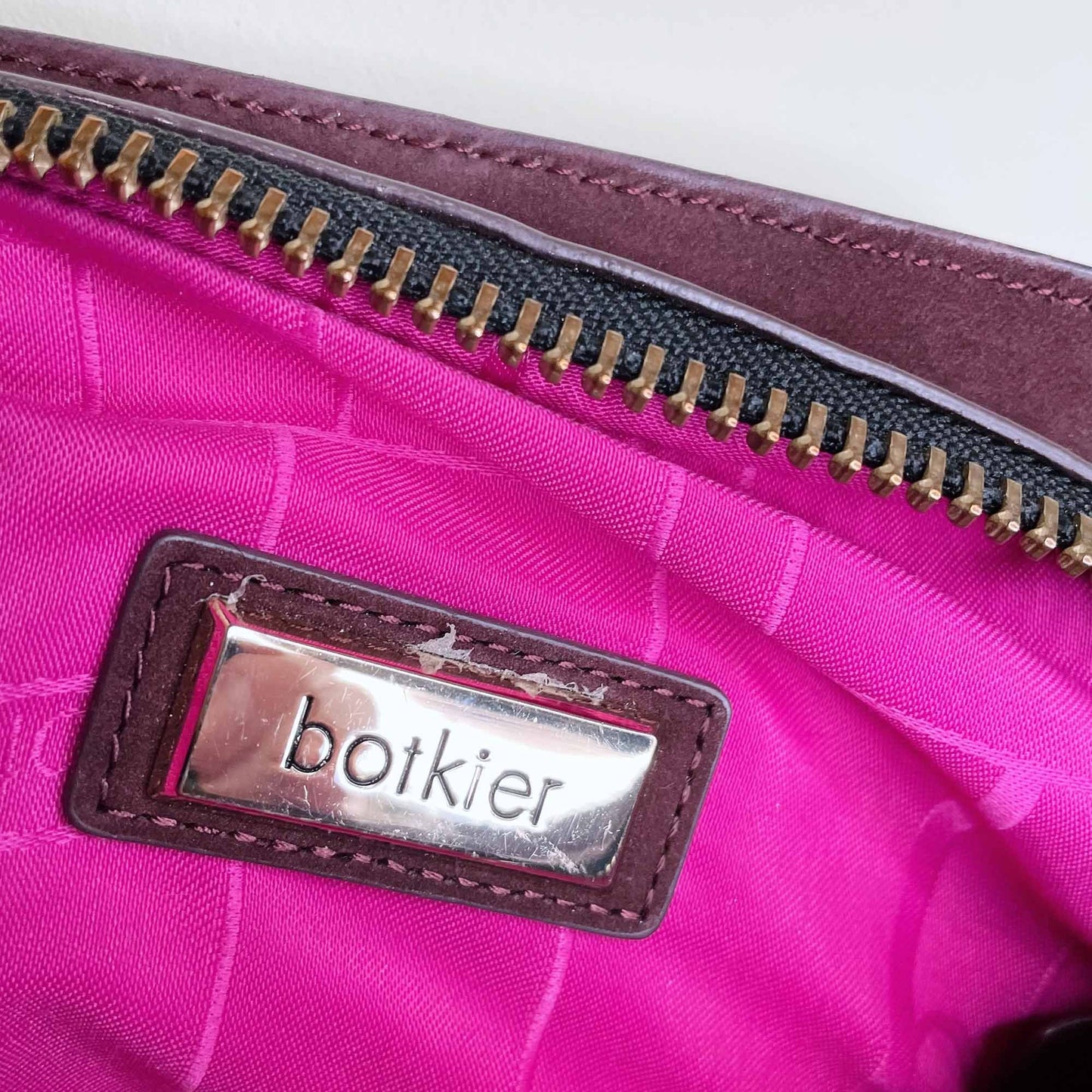 botkier leather crossbody with gold hardware