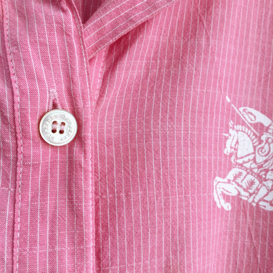 Burberry Brit Pink Striped Shirt - size Large