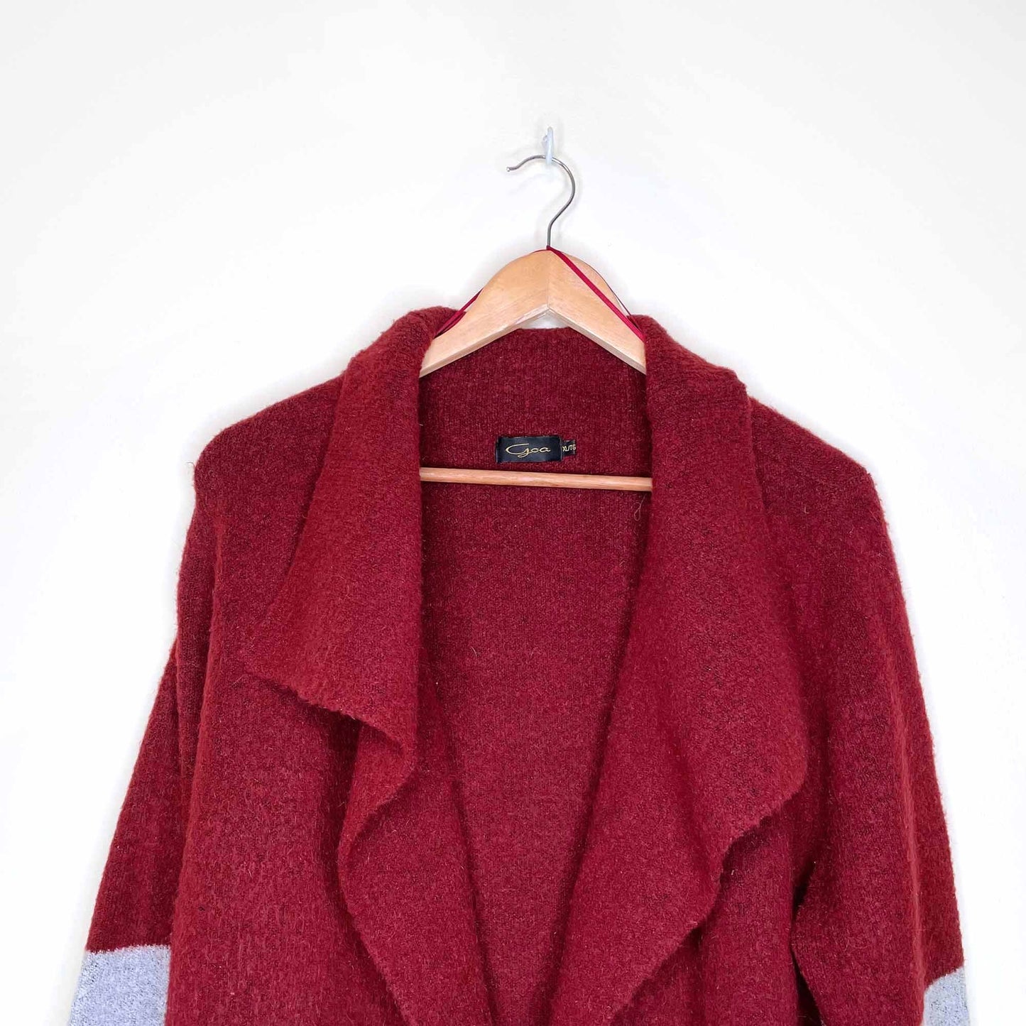 goa striped cozy and soft blanket cardigan - size xl