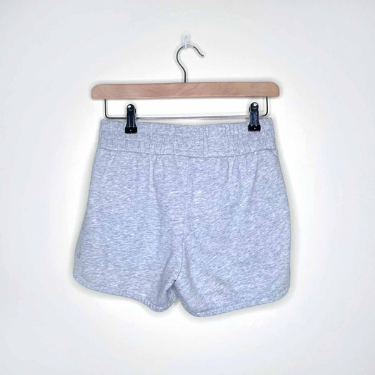 champion heather grey gym short sweats - size xs