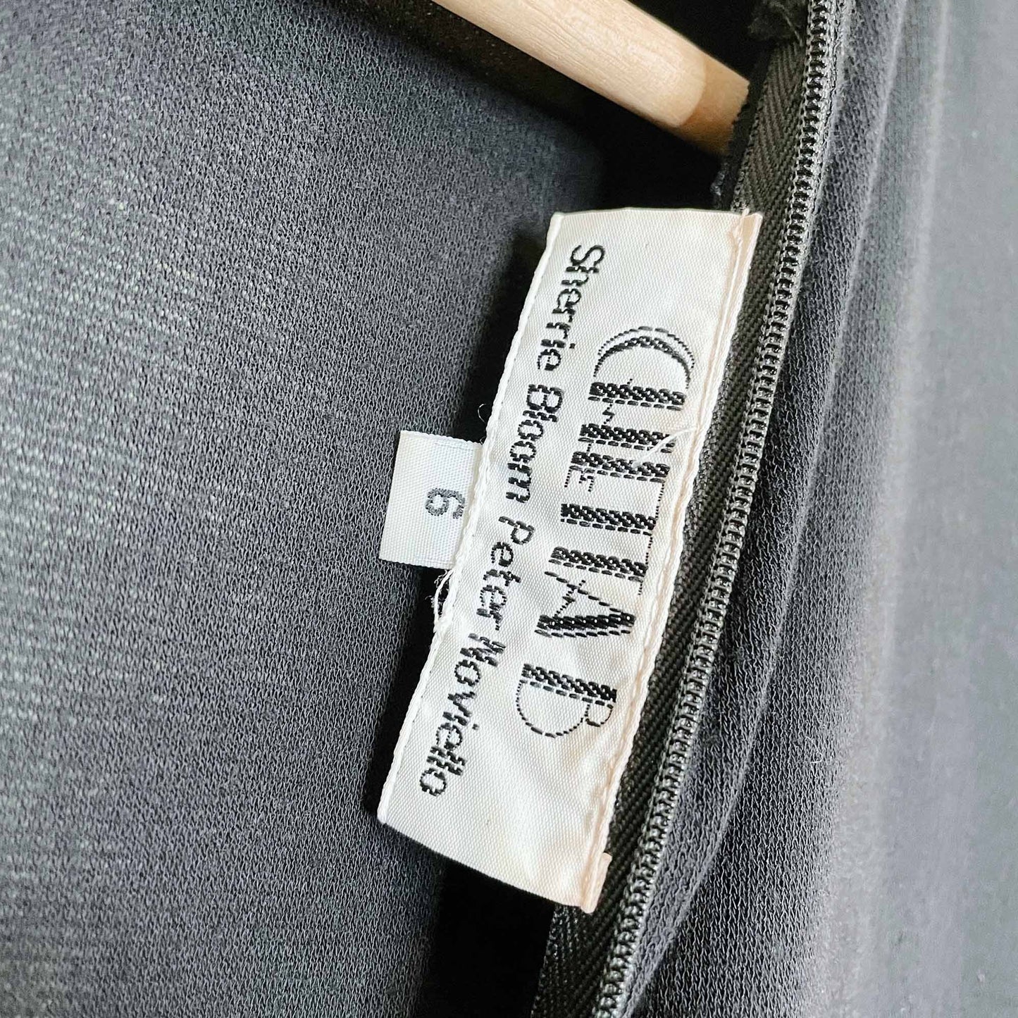 vintage 60's chetta b mod colour block evening gown - size 6