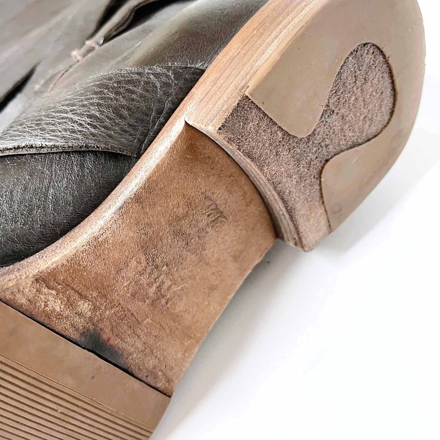 chloe prince paddington knee high leather riding boots - size 37.5