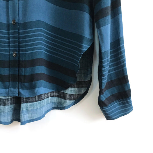 Cloth & Stone Mixed Stripe Buttondown - size xs
