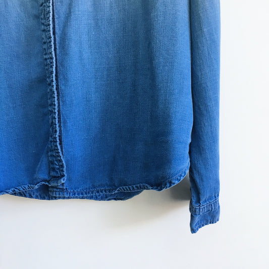 Cloth & Stone Ombre Chambray Buttondown - size Large