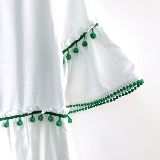 Club Monaco Aoiffe Pom Pom Dress - size xs