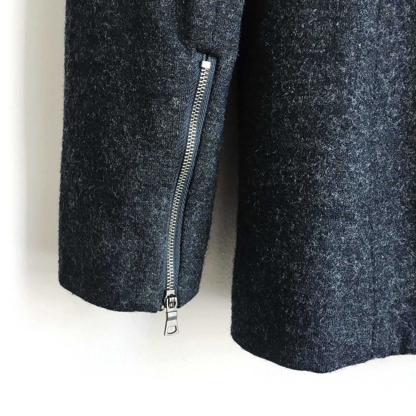 Club Monaco wool blazer with faux leather - size 2