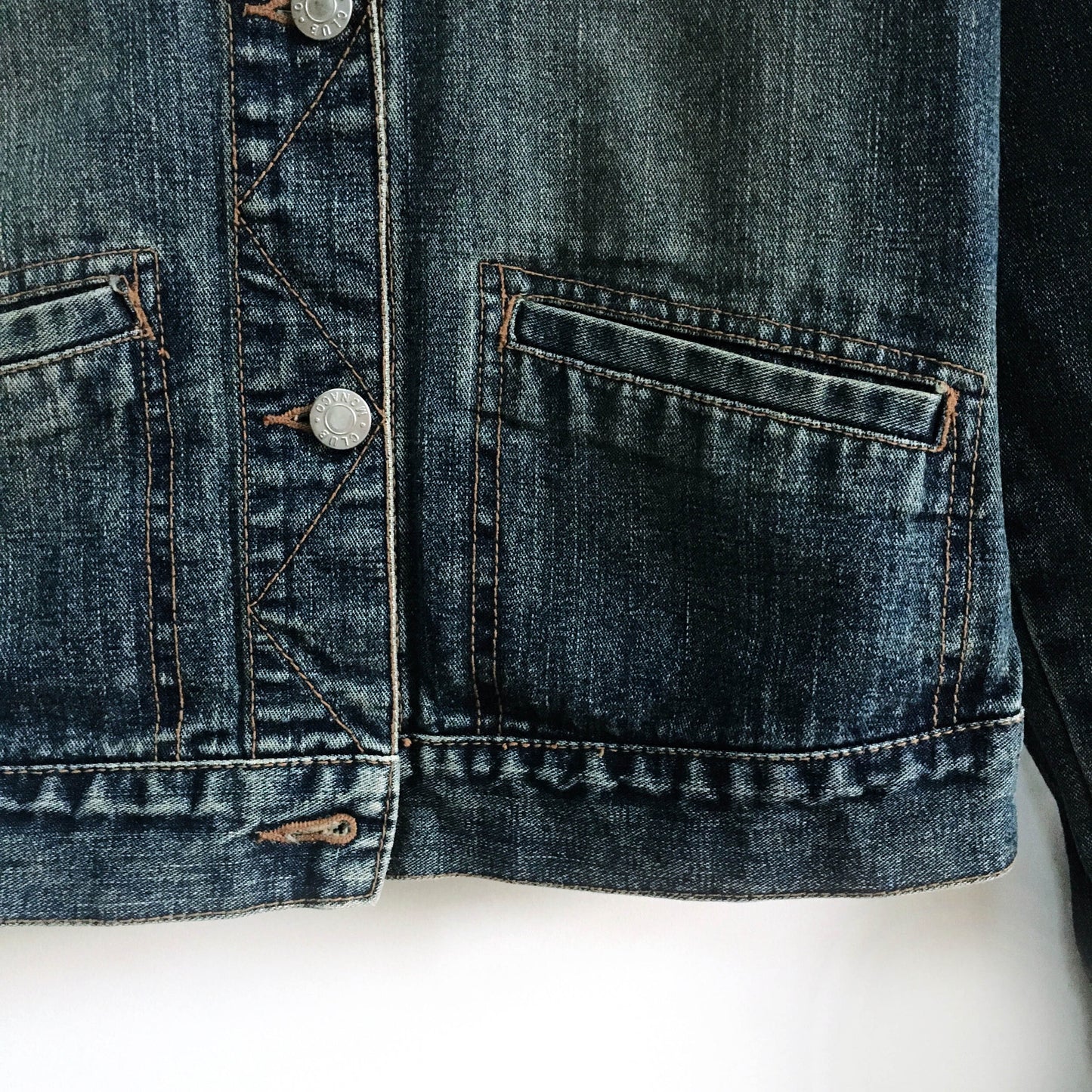 Vintage Club Monaco Denim Jacket - size xs