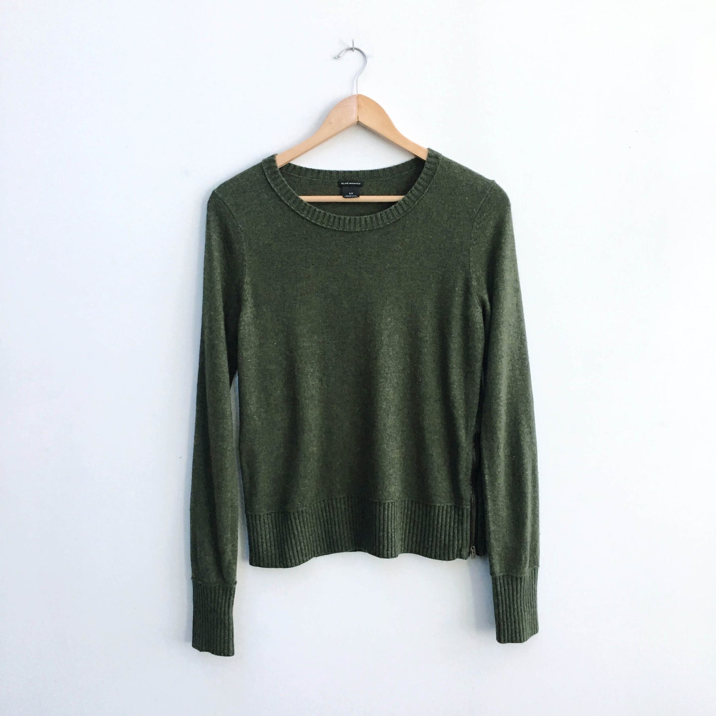 Club Monaco Cashmere-blend side zip Sweater - size Small