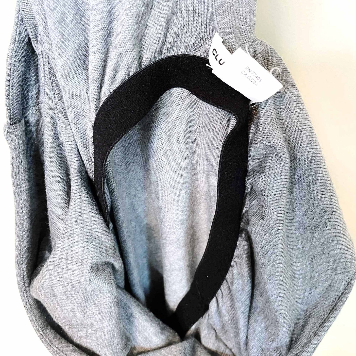 club monaco jersey twist back maxi dress - size medium