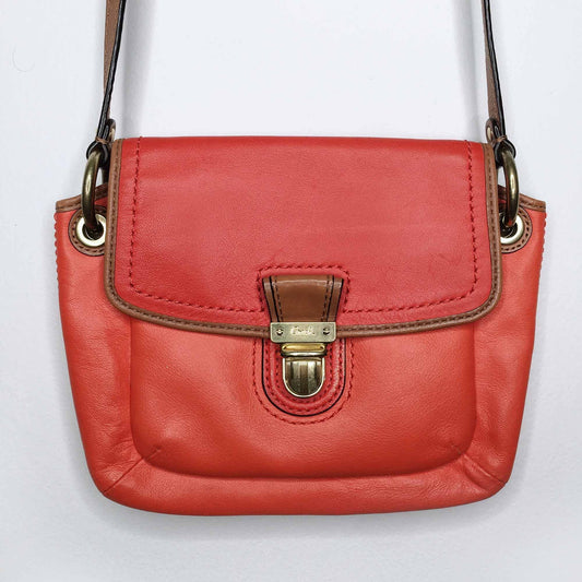 coach mini coral leather crossbody