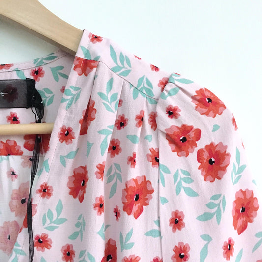 CODExMODE Floral side-tie top - size xs