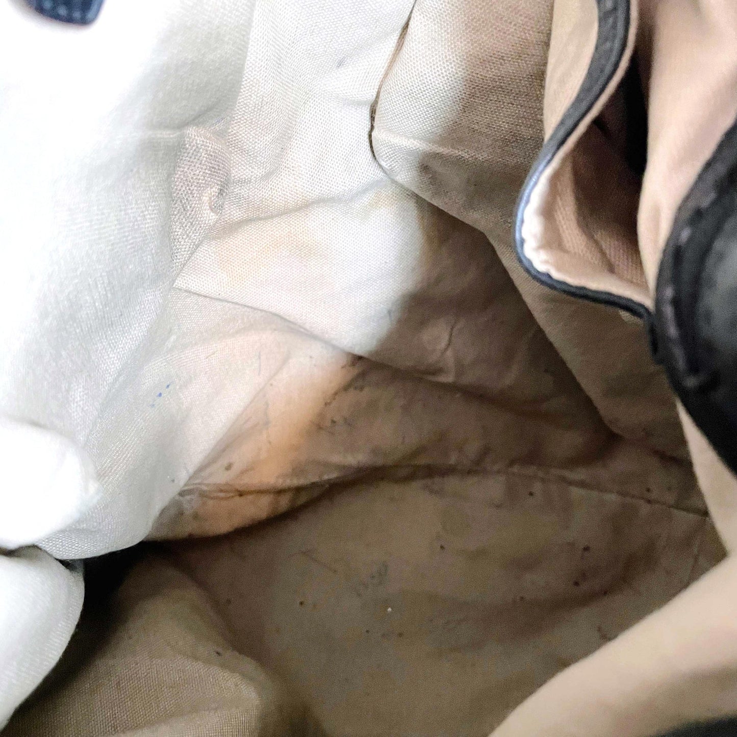 cole haan black pebbled leather hobo bag