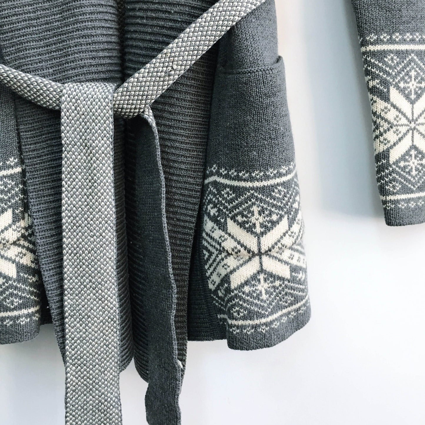 Community Wool Belted Cardigan - size Small