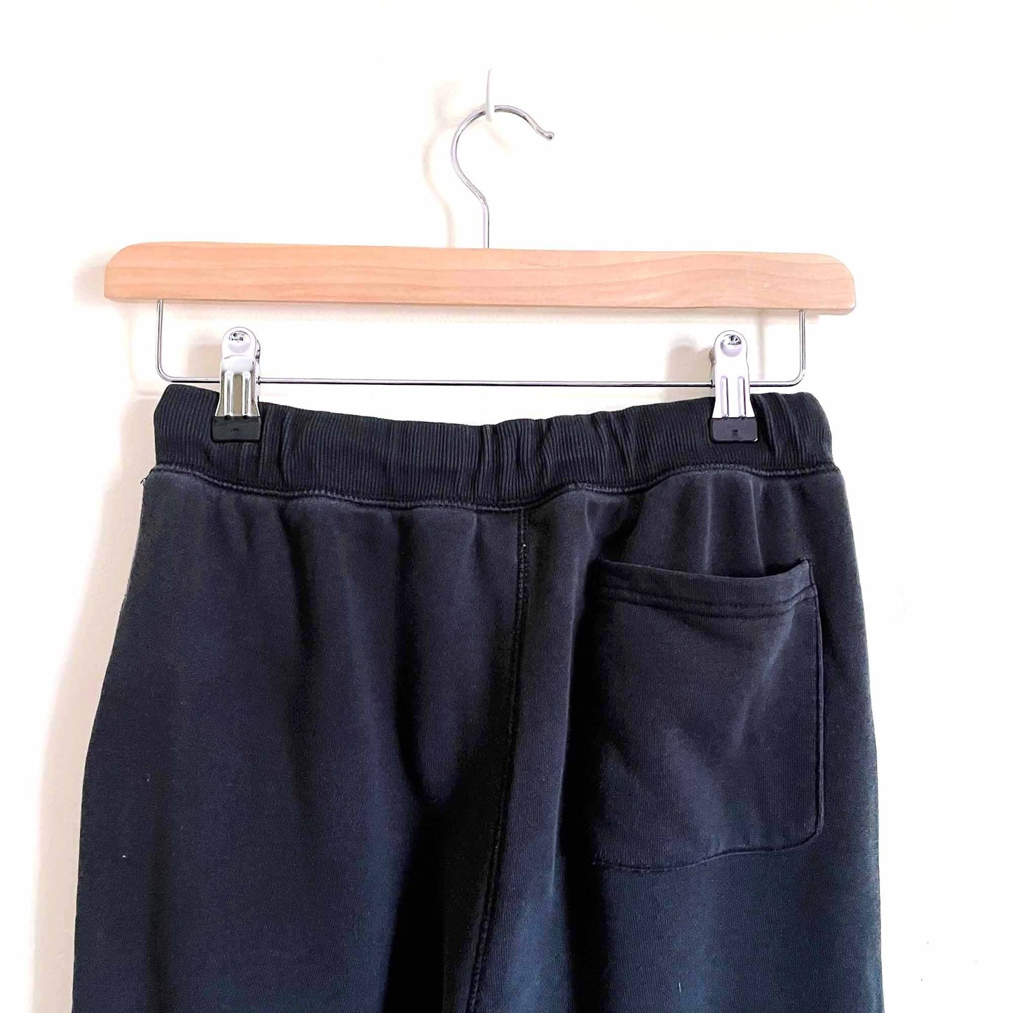 kids converse black slim joggers - size xl