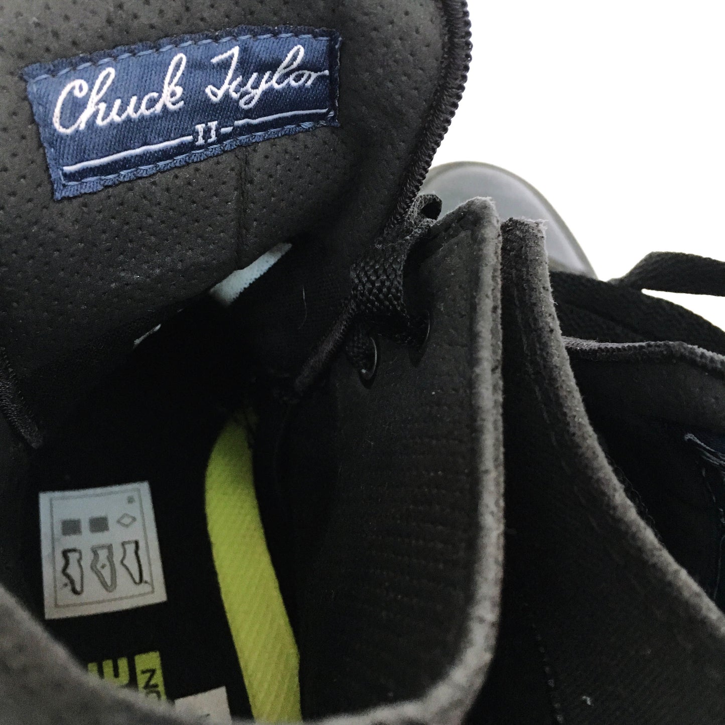 Converse all-blacks Chuck Taylor II - size 9