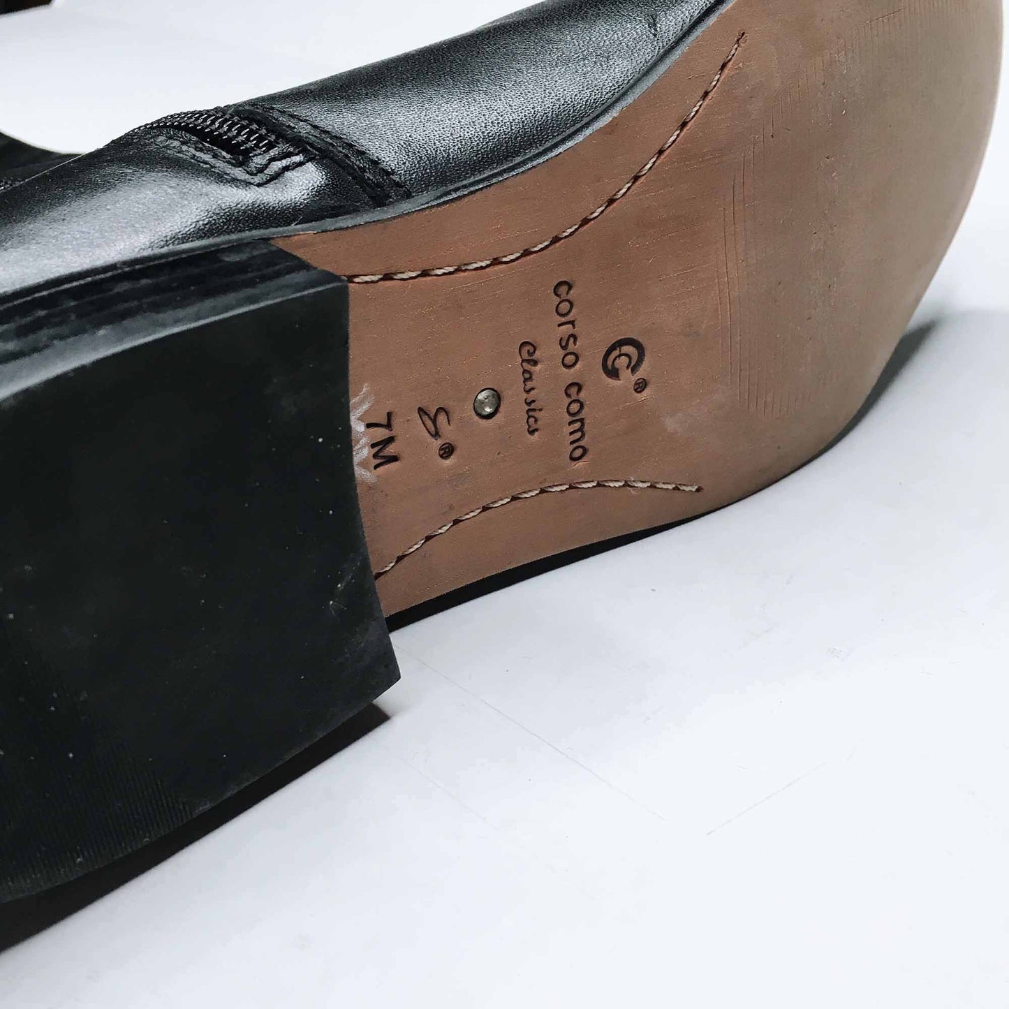 Corso Como tall leather riding boot - size 7
