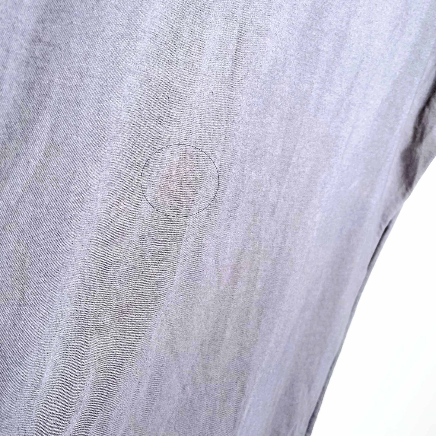 white crow long ombre hi lo t-shirt - size small