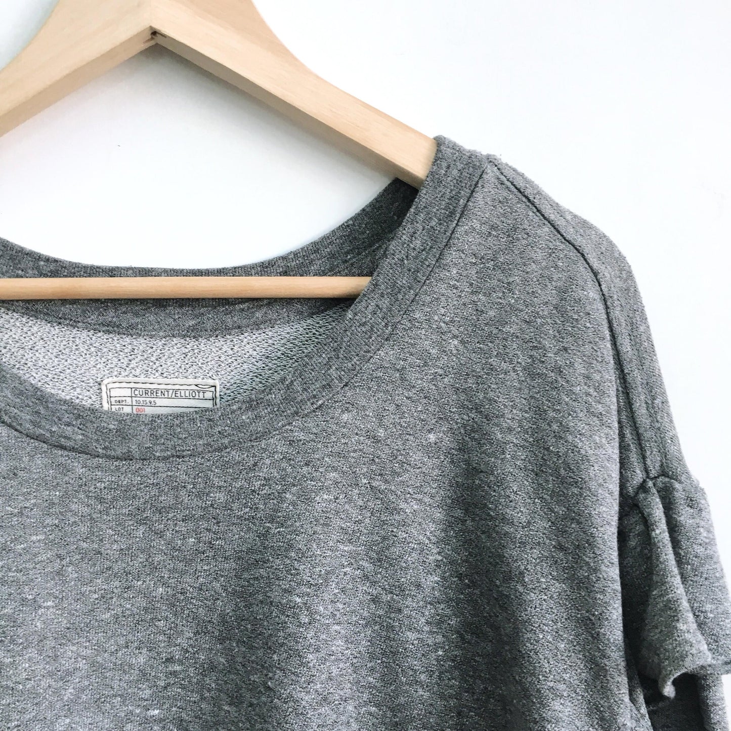 Current Elliott Ruffle Sweatshirt - size 0