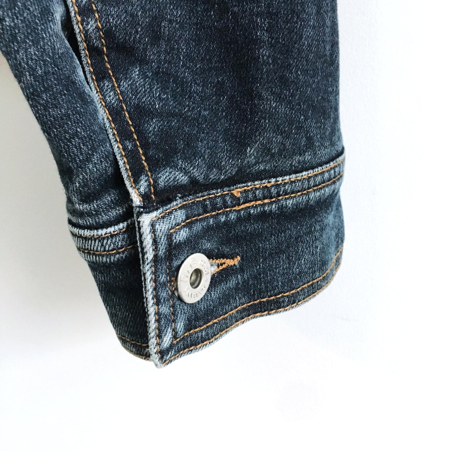 D&G Dolce & Gabbana Sherpa Denim Jacket - size Medium