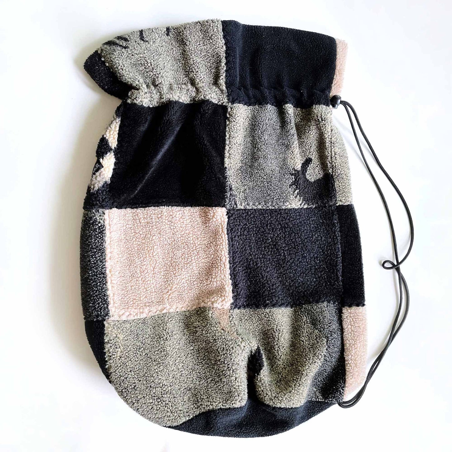 vintage danielle nault horse teddy fleece bag