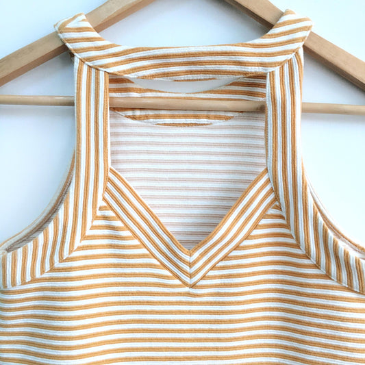 Deletta Isa Striped Tank - size Small