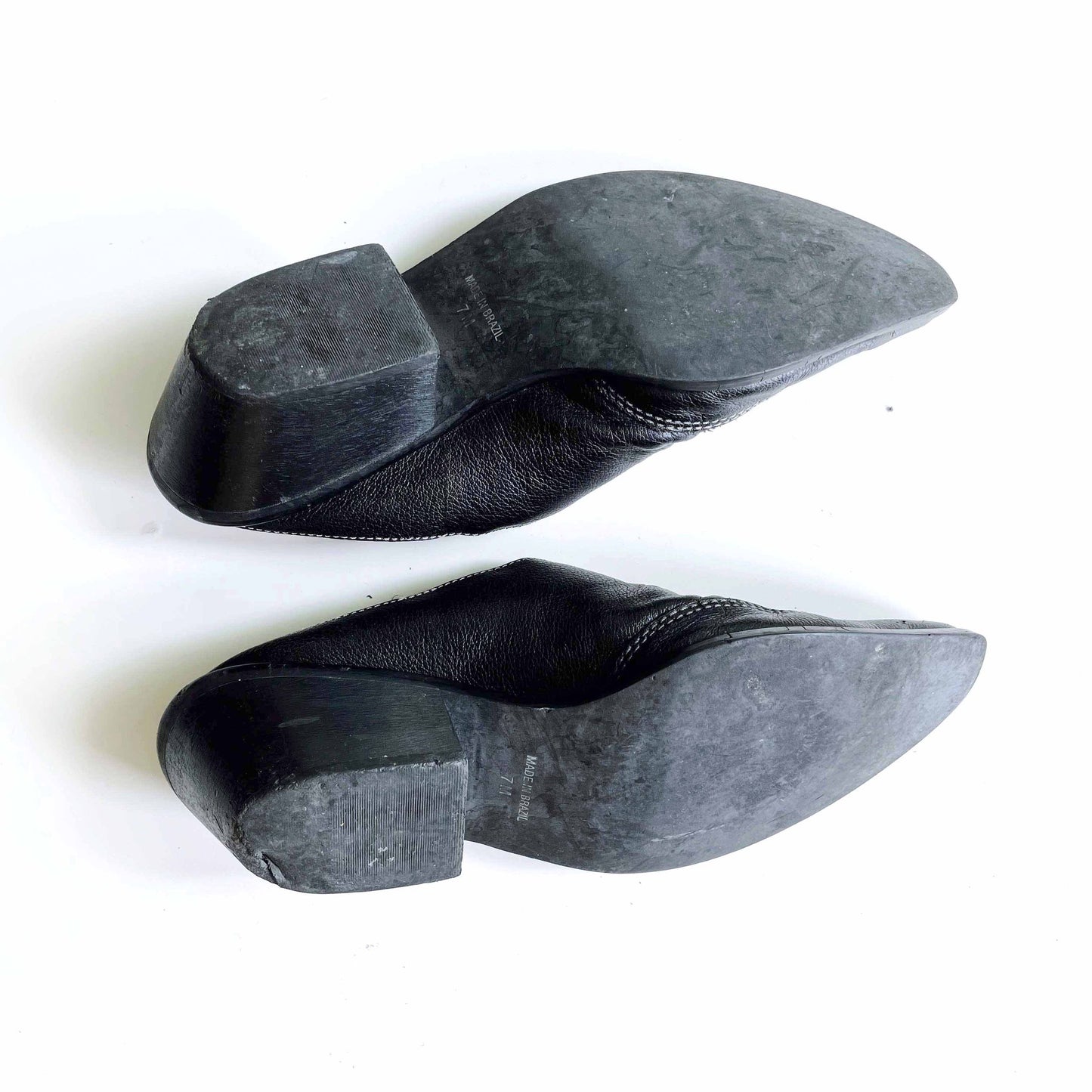 vintage denver hayes slip on western mule - size 7