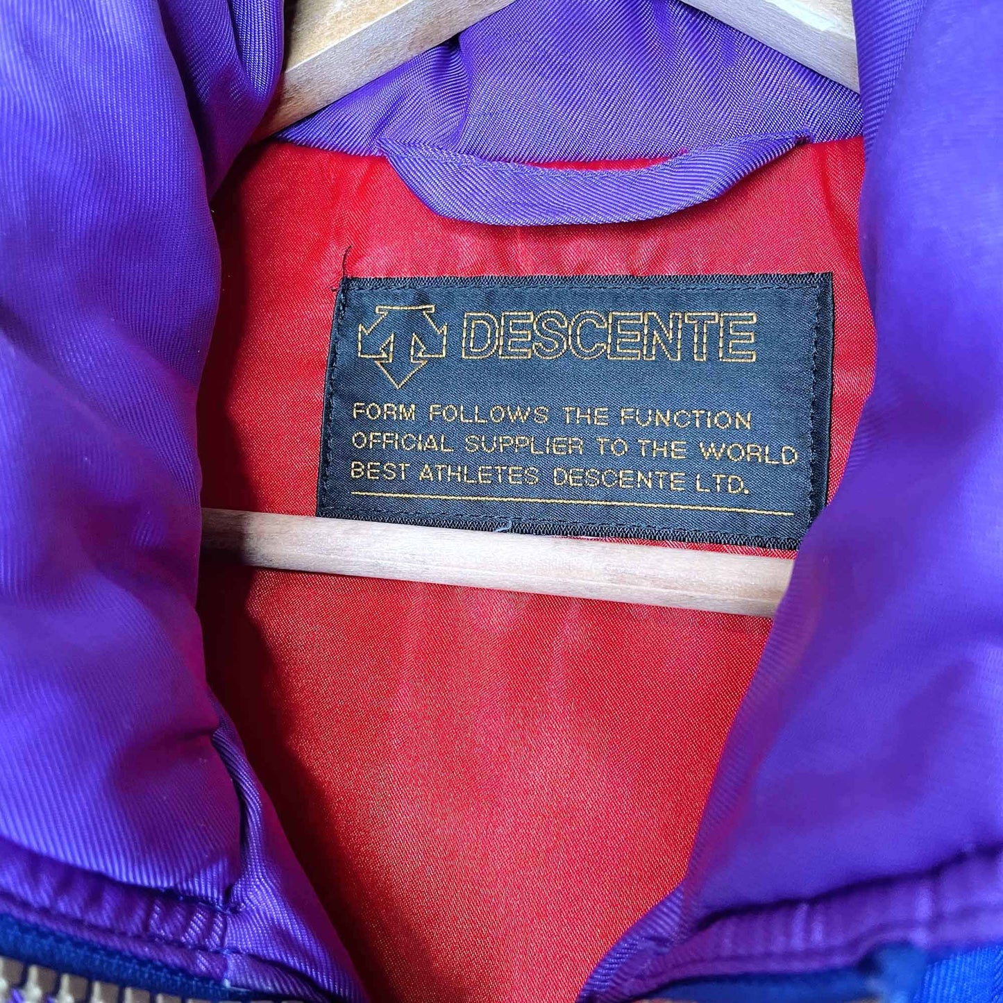 vintage descente 90's retro ski jacket - size medium