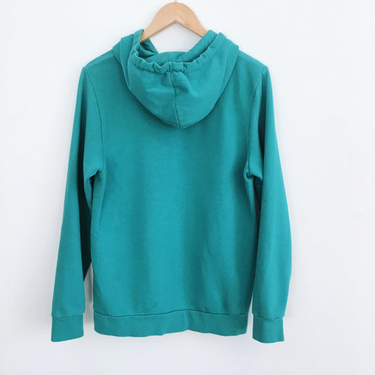 Diesel 55 Teal Hooded Sweatshirt - Size Small