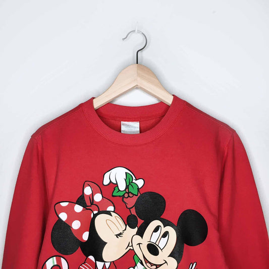 Disney Mickey + Minnie Christmas Sweatshirt - size xs