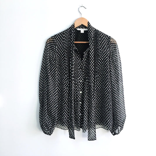 Diane von Furstenberg Marjorie Silk Blouse - size 4