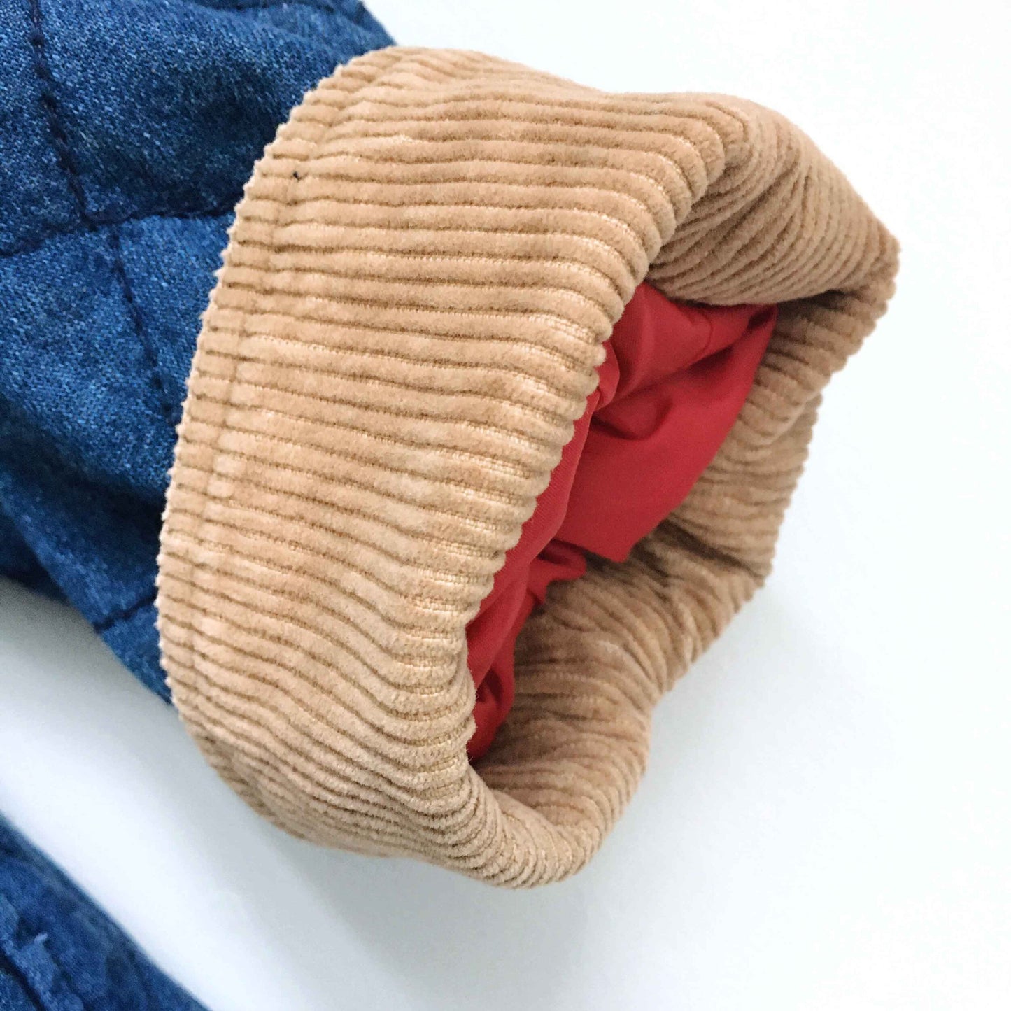 Vintage Eddie Bauer quilted denim barn coat - size Small