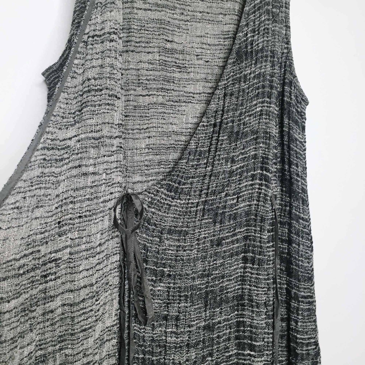 Eileen Fisher organic linen wrap tunic - size Small