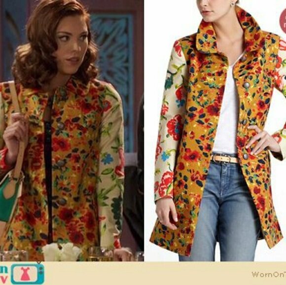 Elevenses rare leopard lily floral jacket - size 8