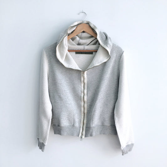 Enza Costa Loopback Zip Hoodie - size Medium