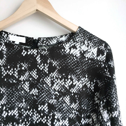 Escada Sport python stripe viscose top - size 46