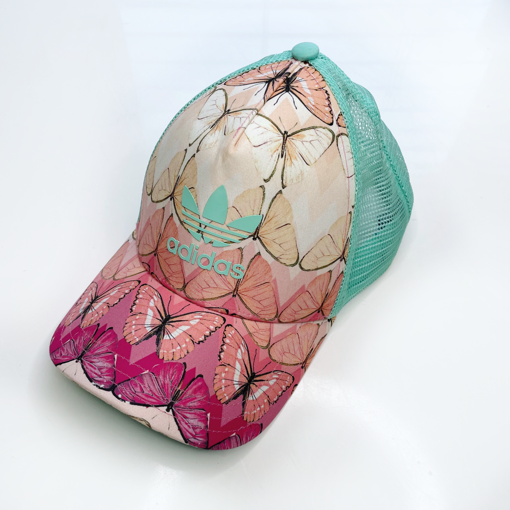 adidas x farm rio butterfly trucker hat – good market thrift  display picture 1