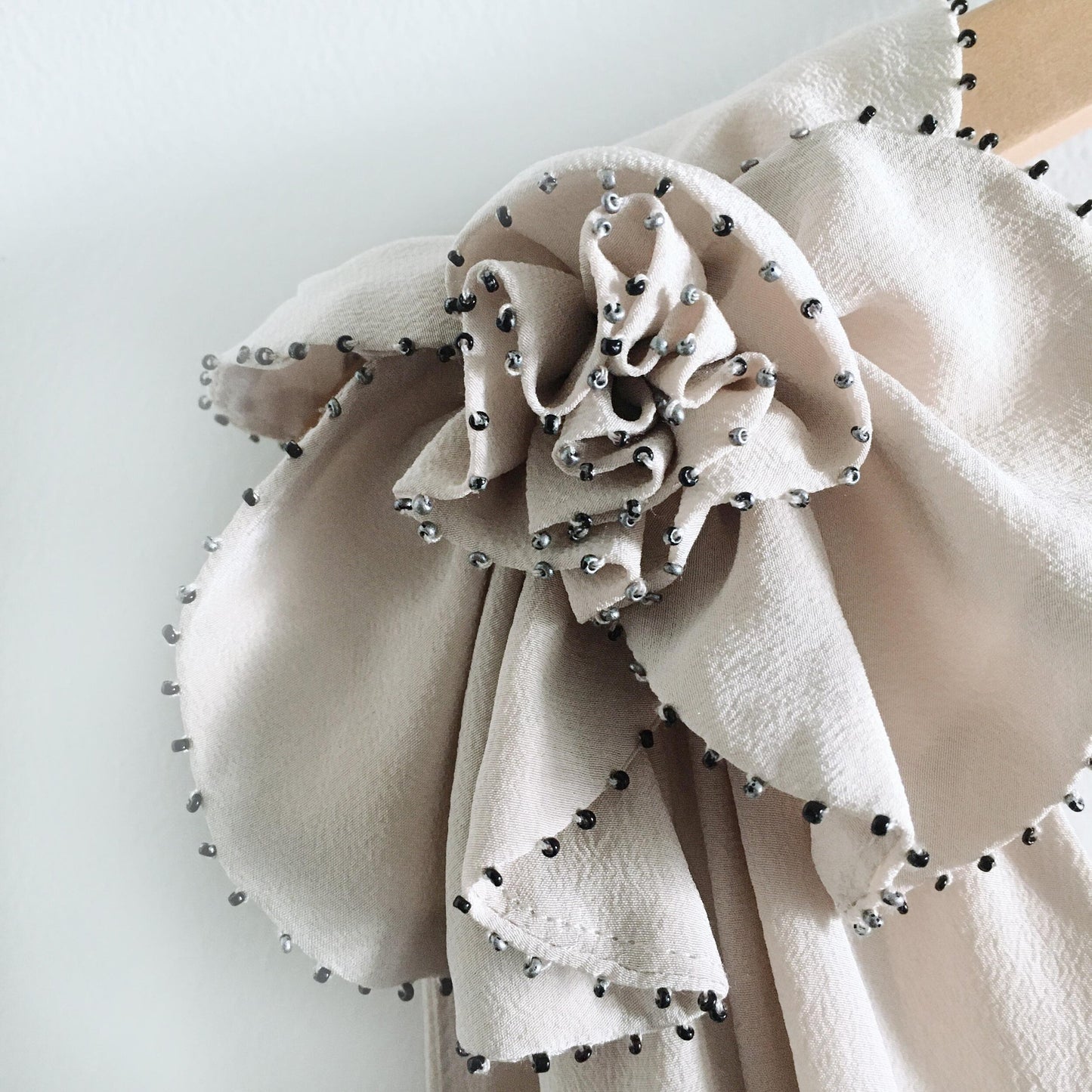 French Connection rose shoulder silk top - size 10