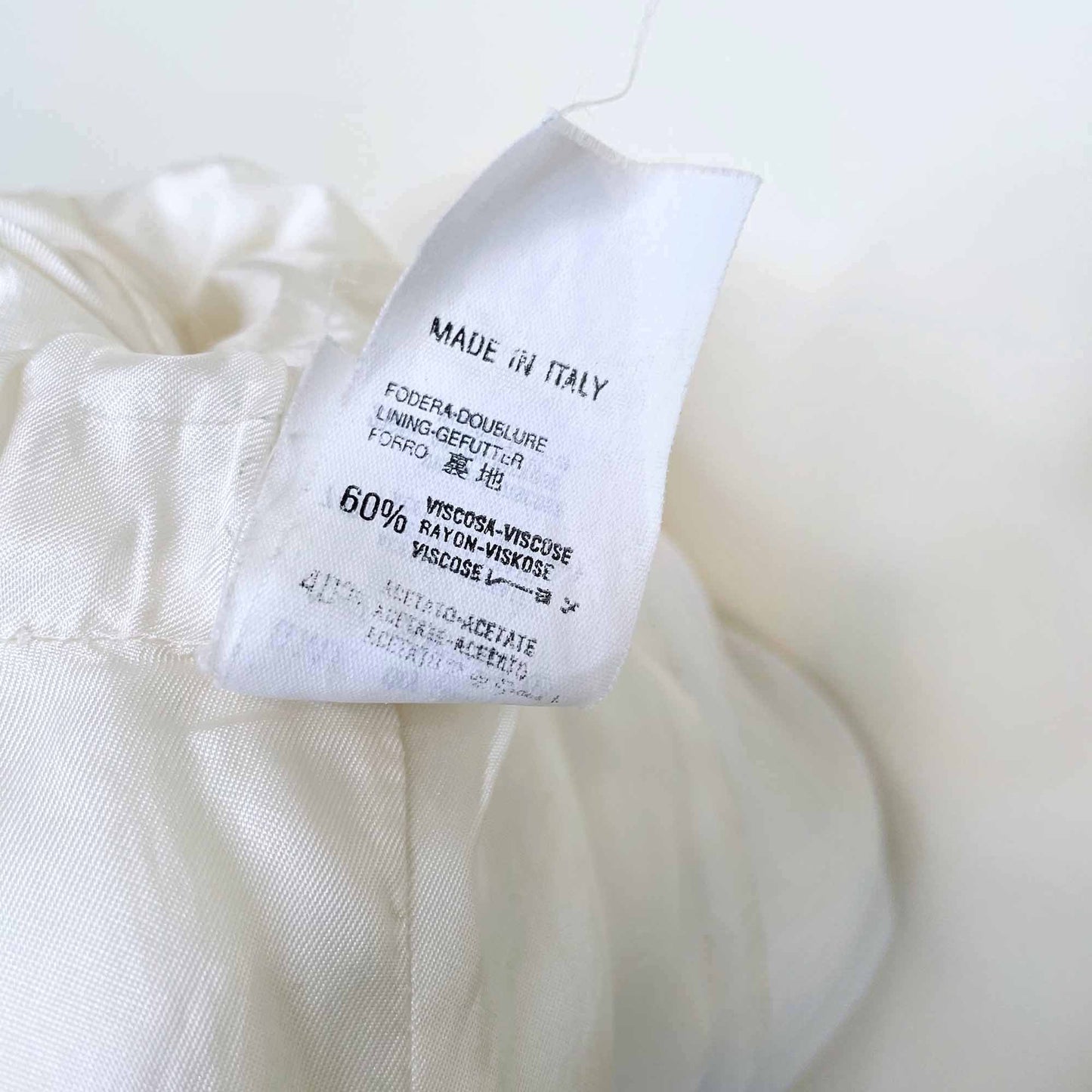 vintage gianfranco ferre studio stretch crepe blazer - size 6