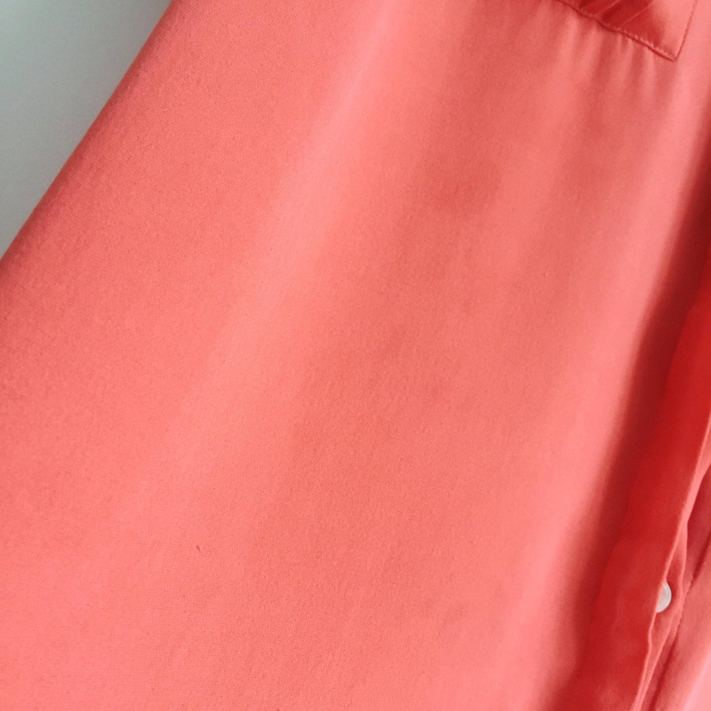 Filippa K silk coral button down top - size xs