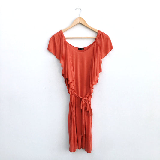 Filippa K flutter sleeve dress - size xs