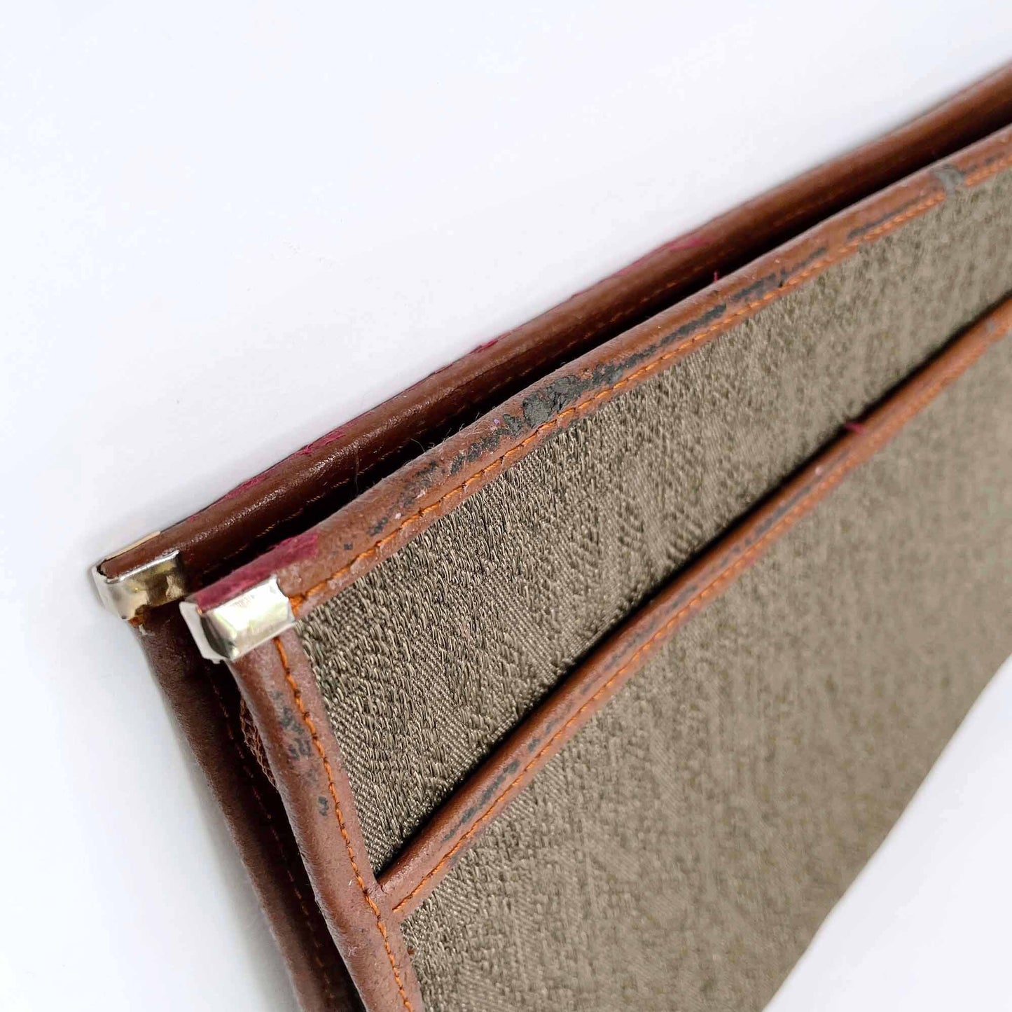 vintage 90s flavi vismano italy monogram clutch