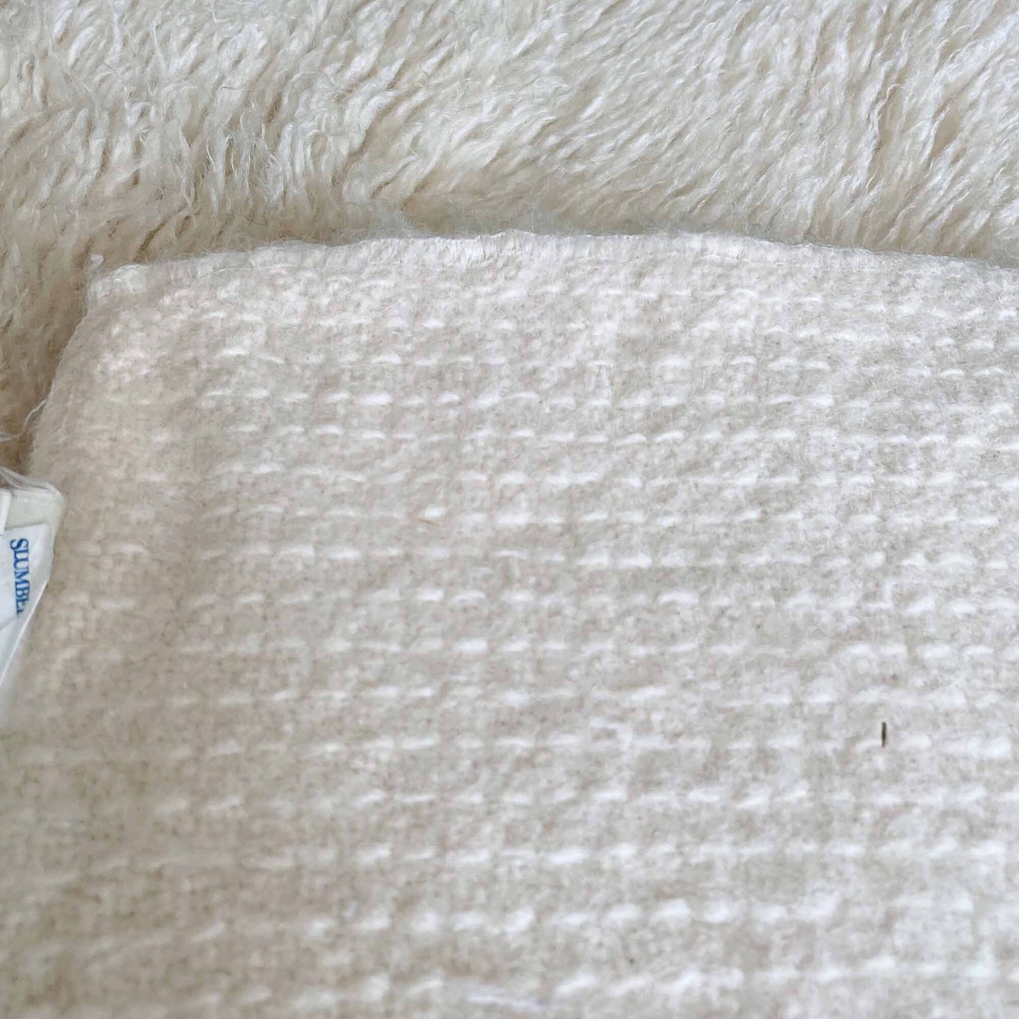 vintage flokati sheepskin shag slumberwool rug 66x36"